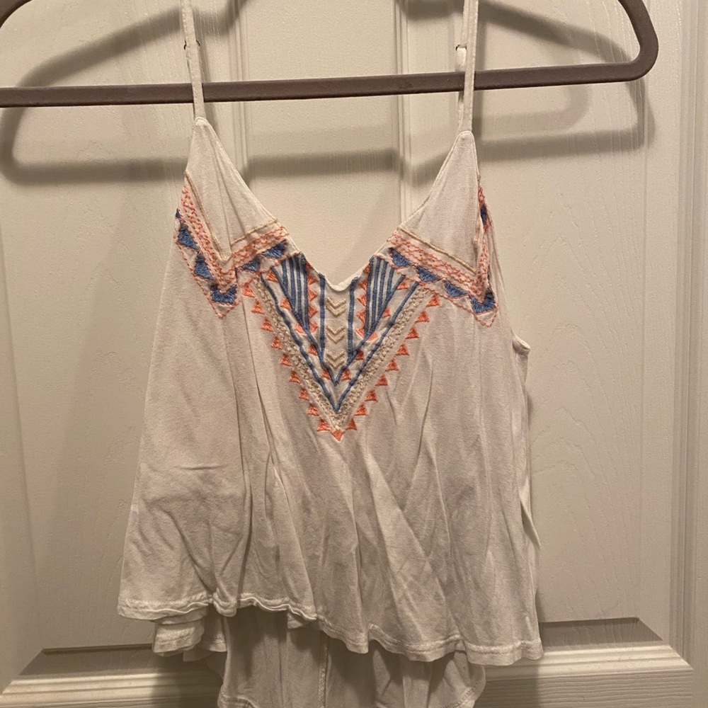 Flowy crop tank